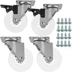 SO-TECH&reg; M&ouml;belrolle Lenkrollen SWIFT inkl. Schrauben, belastbar bis 35 kg /...