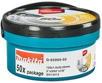 Makita Trennscheibe Makita Trennscheiben Inox f&uuml;r Stahl 125 mm x 1 mm 50...