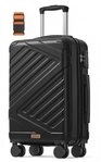 SONGMICS Hartschalen-Trolley Kofferset, 360&deg; Rollen, robuster Reisekoffer,...