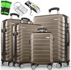 tillvex Trolleyset tillvex&reg; Reisekoffer Set Koffer Hartschale Trolley Kofferset