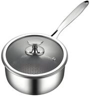 Cheffinger Sauteuse Saucentopf mit Deckel aus hochwertigem Edelstahl ⌀24 cm