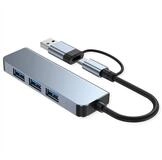 VALUE USB3.2 Gen1 Metall Hub, 4fach Typ A Computer-Adapter USB Typ C (USB-C)