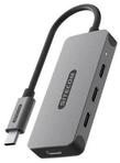 Sitecom CN-5011 USB-Adapter USB-C zu USB-C, 15 cm, USB-C-Hub mit 4x USB-C 3.2...
