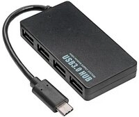 Akyga USB-Verteiler Akyga AK-AD-52 USB-Hub 4 Port USB-A USB 3.2 Gen1 5 GBit/s