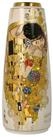 Goebel Dekovase Gustav Klimt, mit Echtgoldauflage, Gold, Der Kuss, H: 26.5cm