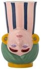 Bloomingville Dekovase Miss Jody, Dekorative Vase aus Steingut
