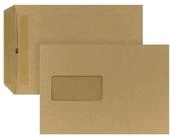Versandtasche Versandtasche 05240336 C5 mit Fenster selbstklebend 90g braun 500...