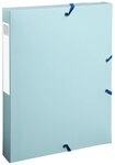 EXACOMPTA Archivcontainer 8x Archivbox A4, R&uuml;cken 40mm, Recycling-PP, BeeBlue,