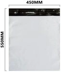 LMG Germany Versandtasche Folienversandtasche 450x550 mm Super elastisch,
