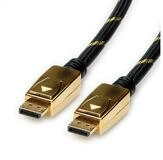ROLINE GOLD DisplayPort Kabel, v1.4, DP ST - ST Audio- & Video-Kabel,...