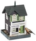relaxdays Vogelhaus Vogelfutterhaus zum Aufh&auml;ngen