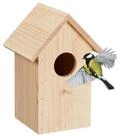 relaxdays Vogelhaus Aufklappbarer Nistkasten