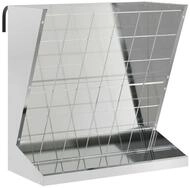 vidaXL Futterspender Heu Futterspender Silber 71 x 33 x 70 cm Verzinkter Stahl