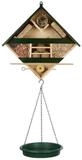 Kinzo Vogelhaus Kinzo Vogelfutterhaus mit Wasserschale und Obsthaken