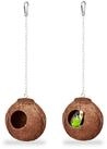 relaxdays Vogelhaus Kokosnuss 2er Set