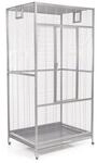 Montana Cages Vogelk&auml;fig New Sydney - Platinum, Wagerechter Verdrahtung ca. 90...