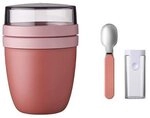 Mepal Lunchbox Lunchpot Ellipse mit Klappl&ouml;ffel Set, f&uuml;r Joghurt & M&uuml;sli,