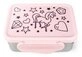 ergobag Lunchbox Edelstahl Brotdose, Edelstahl, (Edelstahl Brotdose, 3-tlg., 1x