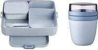 Mepal Lunchbox Bento-Lunchbox Large & Lunchpot f&uuml;r Snacks bis zu 8 Brote,