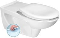 Sapho Tiefsp&uuml;l-WC HANDICAP verl&auml;ngertes H&auml;nge-WC, Rimless, 37,5x73cm, Wei&szlig;,