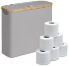relaxdays Toiletten-Ersatzrollenhalter Toilettenpapier Aufbewahrung 12 Rollen,...