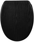Sanilo WC-Sitz Black Wood mit Absenkautomatik & Quick Release, Premium