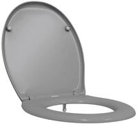 vidaXL WC-Sitz 47 x 37 x 4 cm Schnellverschluss-Toilettensitz mit sanftem...