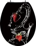 Primaster WC-Sitz Primaster WC-Sitz mit Absenkautomatik Strawberry, Abnehmbar