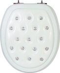 Primaster WC-Sitz Primaster WC-Sitz mit Strasssteinen, Abnehmbar Absenkautomatik