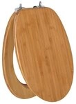 Primaster WC-Sitz Primaster WC-Sitz mit Absenkautomatik Bambus, Abnehmbar