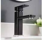 Bernstein Waschtischarmatur 1233CB Schwarz Chrom gl&auml;nzende Oberfl&auml;che