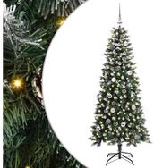 vidaXL LED Baum K&uuml;nstlicher Weihnachtsbaum mit 150 LEDs mit St&auml;nder Gr&uuml;n 150...