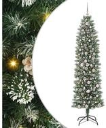 vidaXL K&uuml;nstlicher Weihnachtsbaum K&uuml;nstlicher schlanker Weihnachtsbaum Gr&uuml;n...