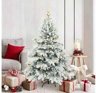 vidaXL K&uuml;nstlicher Weihnachtsbaum, K&uuml;nstlicher Weihnachtsbaum mit 150 LEDs...