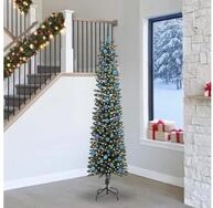 vidaXL K&uuml;nstlicher Weihnachtsbaum, K&uuml;nstlicher Weihnachtsbaum mit 300 LEDs mit