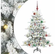 vidaXL K&uuml;nstlicher Weihnachtsbaum K&uuml;nstlicher klappbarer Weihnachtsbaum Wei&szlig;...