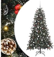 vidaXL K&uuml;nstlicher Weihnachtsbaum K&uuml;nstlicher Weihnachtsbaum Gr&uuml;n 180 cm PVC,