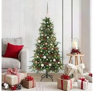 vidaXL K&uuml;nstlicher Weihnachtsbaum K&uuml;nstlicher klappbarer Weihnachtsbaum Gr&uuml;n...
