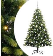 vidaXL LED Baum K&uuml;nstlicher Klapp-Weihnachtsbaum mit 300 LEDs Gr&uuml;n 180 cm