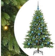 vidaXL LED Baum K&uuml;nstlicher Weihnachtsbaum mit 150 LEDs Gr&uuml;n 150 cm PE und PVC