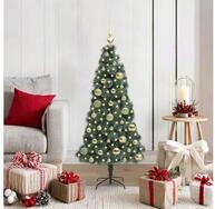 vidaXL K&uuml;nstlicher Weihnachtsbaum K&uuml;nstlicher vorbeleuchteter Weihnachtsbaum...