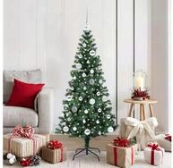 vidaXL K&uuml;nstlicher Weihnachtsbaum K&uuml;nstlicher vorbeleuchteter Weihnachtsbaum...