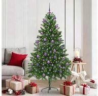 vidaXL K&uuml;nstlicher Weihnachtsbaum, Weihnachtsbaum mit 300 LEDs mit St&auml;nder...