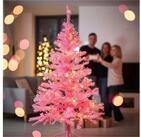 Gravidus K&uuml;nstlicher Weihnachtsbaum Pinker Weihnachtsbaum 150 cm k&uuml;nstlich mit