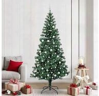vidaXL K&uuml;nstlicher Weihnachtsbaum K&uuml;nstlicher vorbeleuchteter Weihnachtsbaum...
