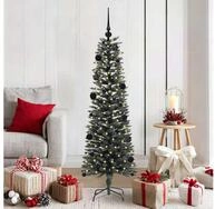 vidaXL LED Baum K&uuml;nstlicher Weihnachtsbaum mit 150 LEDs mit St&auml;nder Gr&uuml;n 150...