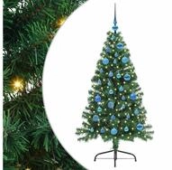vidaXL K&uuml;nstlicher Weihnachtsbaum K&uuml;nstlicher vorbeleuchteter Weihnachtsbaum...