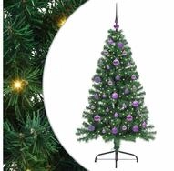 vidaXL K&uuml;nstlicher Weihnachtsbaum K&uuml;nstlicher vorbeleuchteter Weihnachtsbaum...