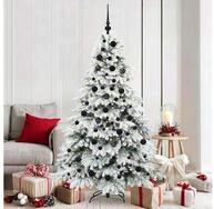 vidaXL K&uuml;nstlicher Weihnachtsbaum, K&uuml;nstlicher Weihnachtsbaum mit 300 LEDs...
