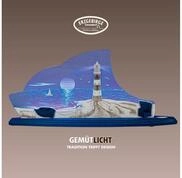 Weigla LED Dekolicht Maritim, Holz & Acrylglas, BLAU-WEIẞ, Made in Germany,...